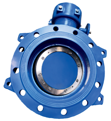 Double offset butterfly valves Series 2E3